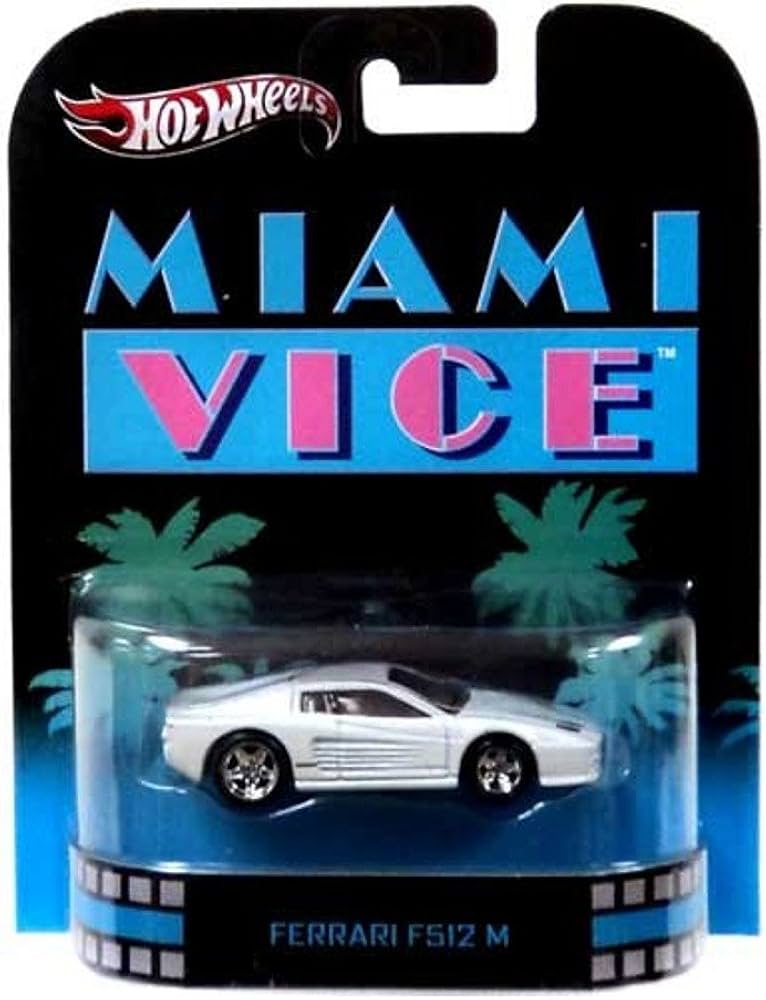 HW MIAMI VISE フェラーリ　F 512 M ホットウィール Hot Wheels Miami Vice Ferrari F512M Die Cast Car : Amazon.com.au